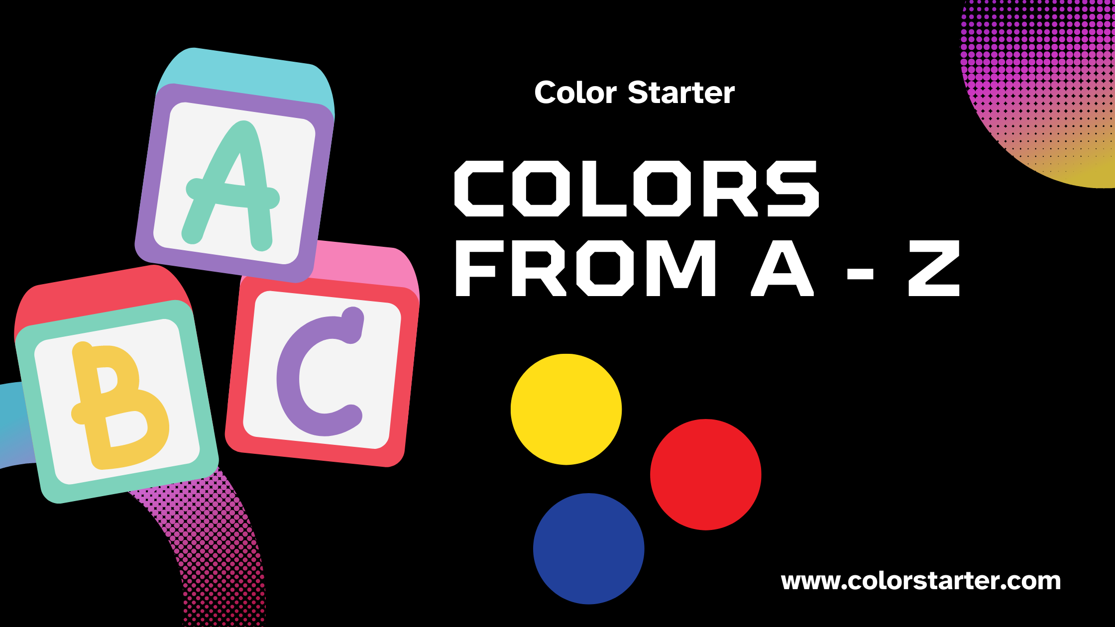 colors from a to z