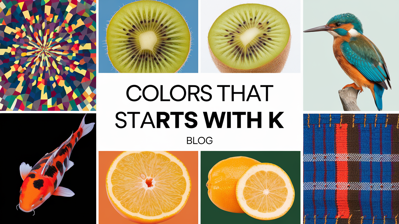 colors that starts with k