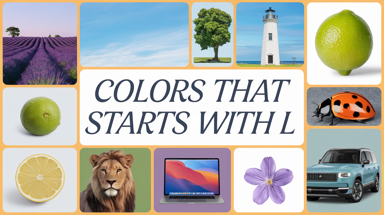 colors that starts with l