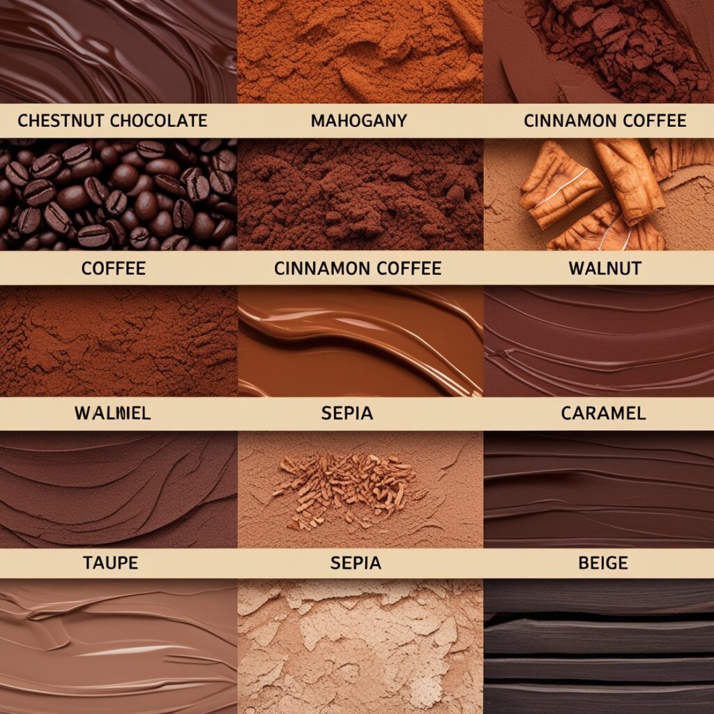 brown color names