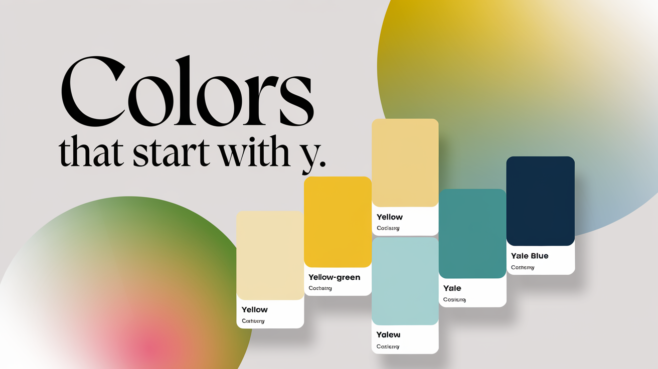 colors that starts with Y