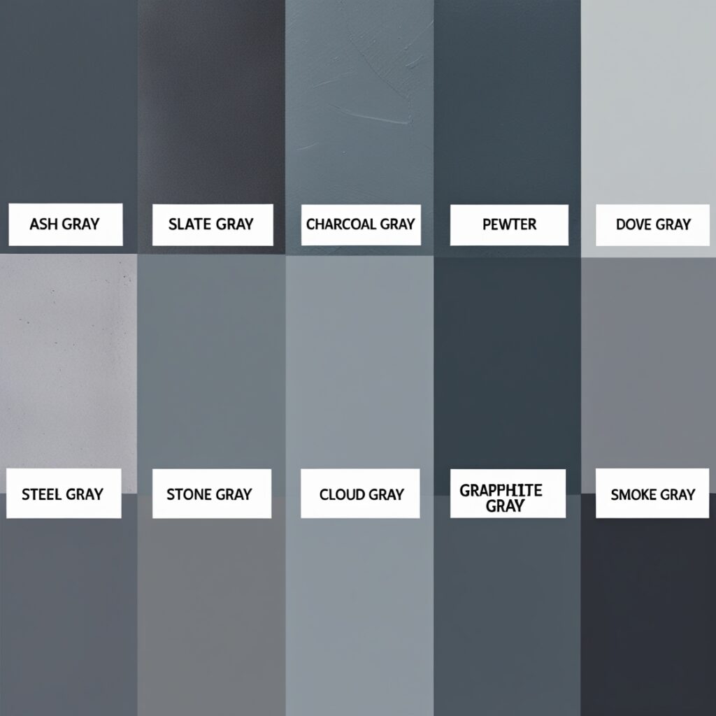 gray color names