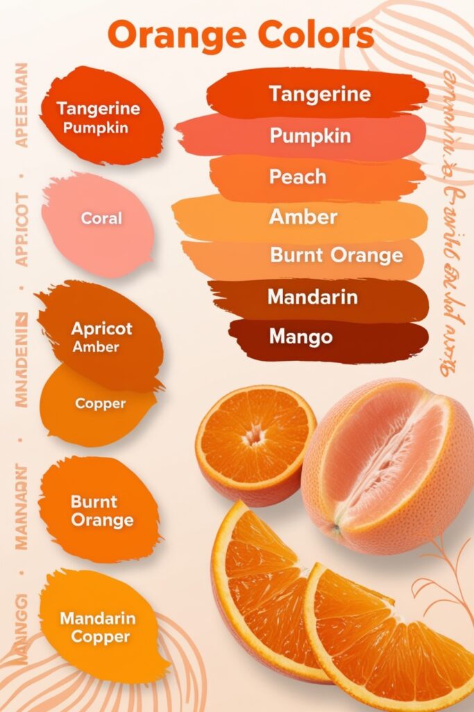 orange color names