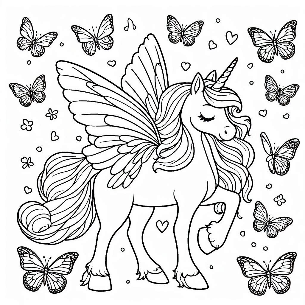 unicorn with wings